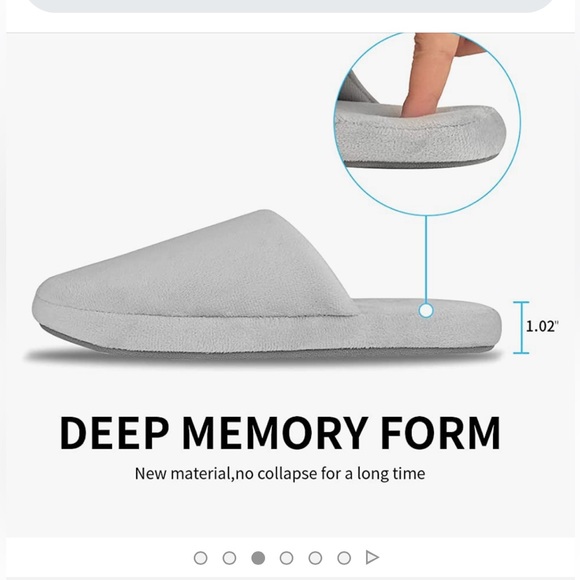 Unisex Tlizzz7 Hotel & Spa Style Slippers,in 3 White Sizes & 1 Silver Grey size - Picture 3 of 16